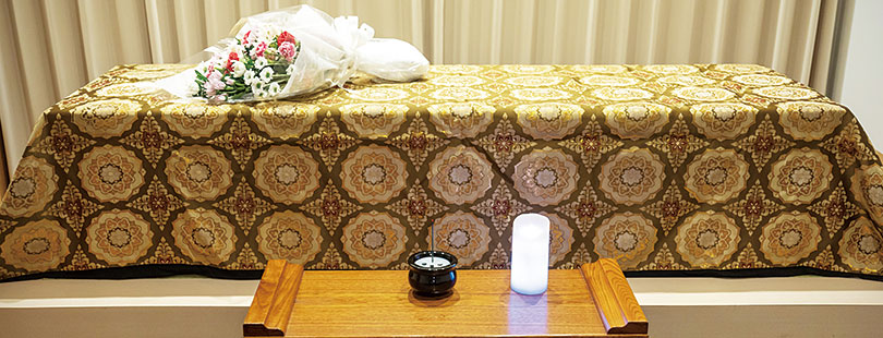 直葬式の祭壇イメージ